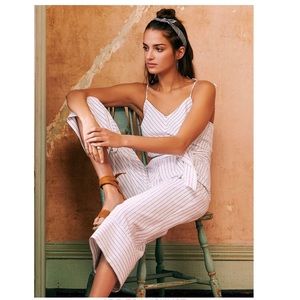 Saylor striped jumpsuit